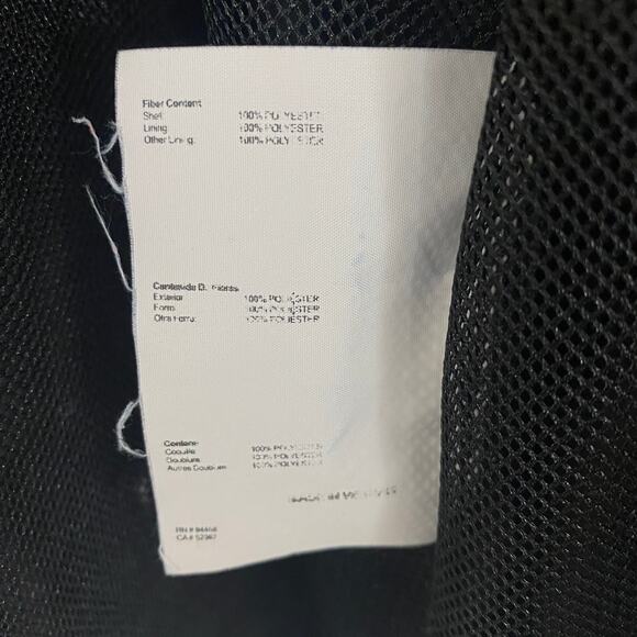 Title: Halifax Traders Black Windbreaker Jacket, XL, Hooded, 100% Polyester - Picture 9 of 9